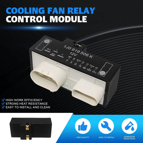 Volkswagen Cooling Fan Relay Control Module For Beetle 2000-2010 Golf 2000-2006 Jetta 2000-2005 And Audi TT 2000-2006