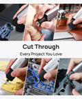 Feather-Light Wireless On The Go Ultrasonic Cutter With 40kHz Vibration and 40W Auto Power cutting various materials
