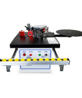 Beefed Up 1200W Automatic Edge Banding Machine For Woodworking Desktop Edgebander Quick Glue Heating 60mm Parts