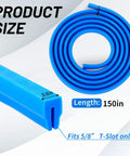 Five Eighth Inch T Slot Cover For Milling Machine Flexible Silicone Rubber Dust Shield For CNC And Manual Mills
