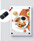 Antrader matte-black stainless steel glass standoffs for wall mounting; 1/2 in x 3/4 in; four standoffs visible.