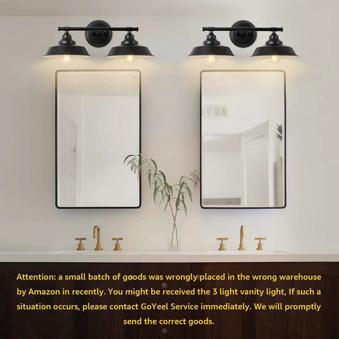 Two Light Matte Black Bathroom Vanity Light Bar For Mirror Dope Farmhouse Rustic Industrial Style Easy Install Wall Sconce E26 Bulbs Compatible 21 Inch Wide Modern Durable Metal Fixture above mirrors