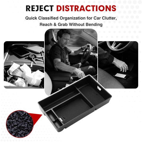 Center Console Organizer For Lexus NX 2022 2023 2024 2025 NX 250 NX 350 NX 350h NX 450h Plus anti-slip mat design overview