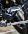 Pro Grade Long Reach Socket Extension Bar in use on motorcycle for repair, showcasing 1/2 inch drive, chrome vanadium steel