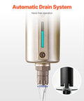 All-In-One Air Compressor Filter Regulator with Four-Stage Filtration and Desiccant Dryer, auto drain system detail