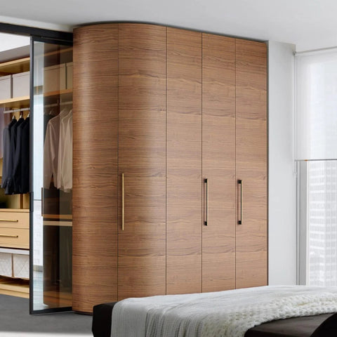 Bedroom closet with antique bronze vintage brass drawer handles set for cabinets six pack solid zinc alloy construction