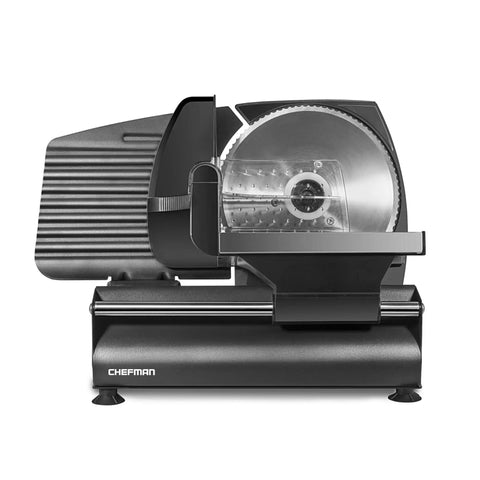 Powerhouse Electric Deli Slicer With Adjustable Thickness Dial And Precision Stainless Steel Blade Flawlessly Sliced Meat Cheese Bread Cutting Setup Weekend Party Game Changer Zero Hassle Kitchen Essential