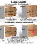 Measurements for Smooth Ride Soft Close Wooden Drawer Organizer 13 By 21 Inches For Kitchen Cabinets installation details.