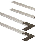 Top Shelf MDF Routing Kit With Quick Release Frame Setup featuring two 32-inch and two 48-inch guide rails for cabinet builds.