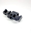 2 Pack Replacement Hinges For Keter Factor Apex Garden Storage Unit Part DX463, black 3D printed PETG hinge, side view