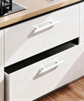 Self Stick Push Pull Helper White Hidden Cabinet Handle Made From ABS Plastic Ideal For Doors Windows Wardrobes And Cabinets