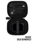 Tough Semi Hard Case For MCube Laser Measuring Tool With Shockproof And Scratch Proof Defense, featuring storage for charging cable.