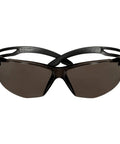 Built Tough Black Safety Glasses With Grey Scratch Resistant Lenses Deliver Zero Fog Hassle Thanks To Scotchgard Anti Fog Coating, front view.