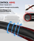 Beefed Up 2-4 Inch Upper Control Arm Front Suspension For 2007-2018 Chevy Silverado 1500 Tahoe Suburban 1500 Avalanche And 2007-2014 GMC Sierra 1500 Yukon Escalade Replacement thicker tubular arm