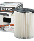 VF4000 Standard Pleated Wet Dry Vacuum Filter With Large Surface Area Washable And Reusable next to packaging