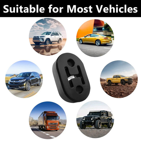 Exhaust Rubber Hanger For Muffler Mounts With Two Holes 0.47 Inch surrounded by various vehicles