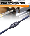 Adjustable Tap Reamer Wrench Handle Made From Alloy Steel, Fits 4-12 Mm Or 8/16-1/2 Inch UNC/UNF Taps, tool for threading