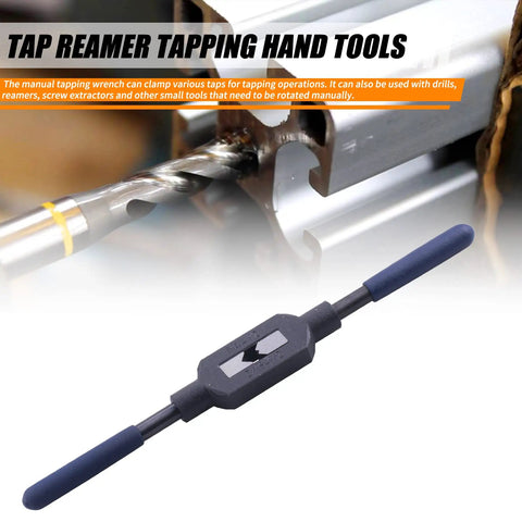 Adjustable Tap Reamer Wrench Handle Made From Alloy Steel, Fits 4-12 Mm Or 8/16-1/2 Inch UNC/UNF Taps, tool for threading
