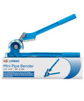3 In 1 Tube Bender For 1/4 In, 5/16 In, 3/8 In Tubing - Manual Copper, Brass, Aluminum And Thin Steel Pipe Bender With 0 To 180 Degree Angles, Heavy Duty Steel Construction, EZ Bend Tool on box display
