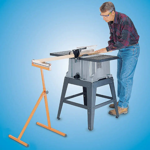 Sweet Adjustable Rolling Work Stand With 150 Pound Capacity And 13 Inch Wide Ball Bearing Roller For Table Saw Support Folds Flat For Quick Garage Storage Setup