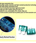 No Brainer All In One Car Fuse Kit 273 Piece Set shows blade type fuses with labeled numbers for auto and truck use.