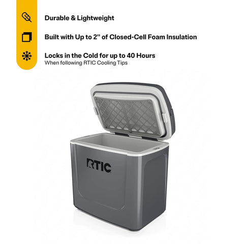 Open Road Trip 8 Qt Personal Cooler Compact And Lightweight Insulated Ice Chest That Fits Up To 12 Cans Portable Grab And Go Cooler
