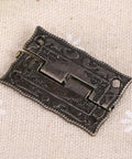 Antique Bronze Box Hinges Set For Cabinets And Jewelry Boxes 10 Pack Heavy Duty Iron Hardware With 270 Degree Rotation