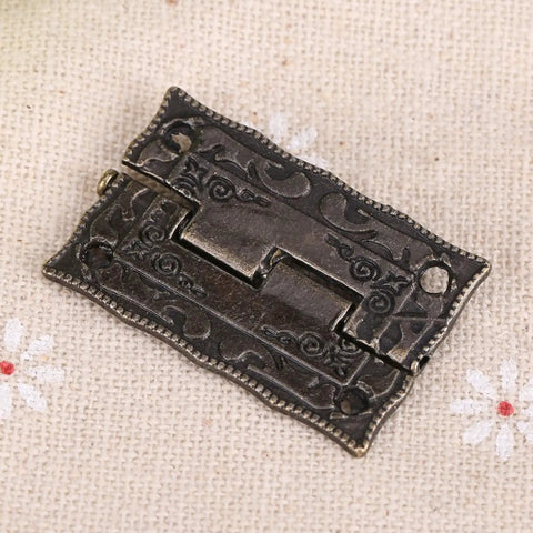 Antique Bronze Box Hinges Set For Cabinets And Jewelry Boxes 10 Pack Heavy Duty Iron Hardware With 270 Degree Rotation