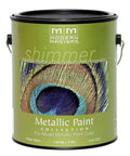 Green can of Antique Copper Metallic Paint With Real Metal Particles Water Based Finish For Furniture Cabinets And Crafts Durable