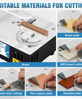 Handy Mini Table Saw S3 suitable for cutting wood, brass, ABS board, small sticks, copper, and Bakelite.