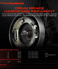 A-Premium Rear Side Drum Brake Hardware Kit For Chevrolet Camaro 2010-2015 Cadillac SRX CTS 2008-2016 on rear drum brake assembly