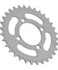 Front sprocket from Drive Chain And Sprockets Kit For Yamaha Grizzly 125 YFM125 G 2004 2005 2006 2012 shown at an angle