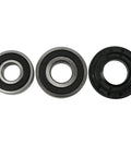 Durable Heavy Duty Washing Machine Tub Bearing And Seal Kit compatible with 4036ER2004A, 4280FR4048E, 4280FR4048L, showing three bearings and seals.