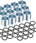 36 Piece Skateboard Bearing Spacers And Washers Hardware Kit For Most Trucks And Longboards Includes 24 Washers And 12 Spacers