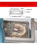 Pro Grade Dental Vacuum Forming Machine With Heavy Duty Vacuum Suction And Symmetrical Heating System For Precise Thermoformed Molds Steel Ball Precision Technology Blue, aluminum box and steel balls