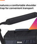 TA91 Rugged Carrying Pouch With Adjustable Shoulder Strap, Compact Organizer For Meters And Accessories, Flexible Compartments