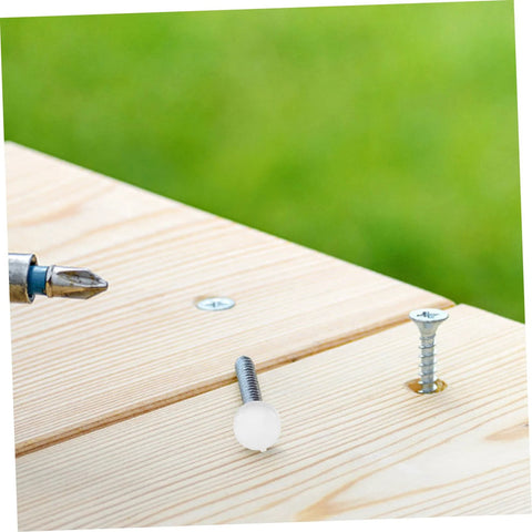 Plastic Screw Cover Caps Set 400 Pieces Hinged Design Multi Color Assorted for Furniture installation on wooden surface