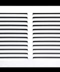 12 Inch By 6 Inch Duct Opening Flat Stamped Steel Return Air Grille For Sidewall And Ceiling White Finish Outer Dimensions 13.75 W X 7.75 H Includes Countersunk Screws No Sharp Edges Built To Last Heavy Duty Duct Vent Cover