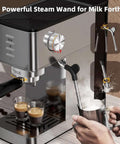 20 Bar Espresso Machine With Rapid Cold Brew Hot And Iced Coffee Maker Built In Steam Wand Touch Screen 37 Oz Water Tank