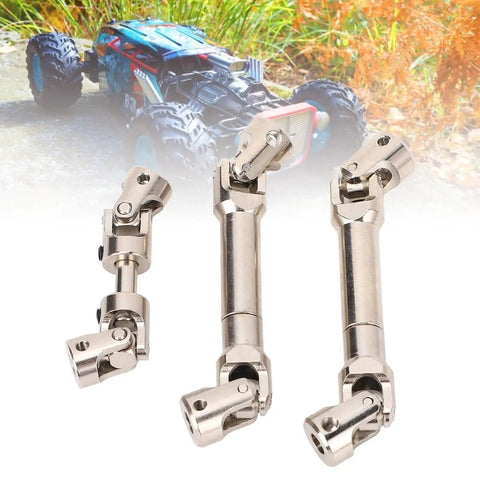 Universal 1/12 Scale RC Car Drive Shaft Axle Upgrade, Steel Transmission Joint, Premium Durable Power Transmission Component For MN128 MN86 MN86S G500 With Hex Wrench, with RC car background.