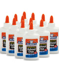 Liquid School Glue For Slime And Crafts Safe Non Toxic Washable White Glue 4 Ounce Bottles 12 Count Great For Classrooms Homes Offices
