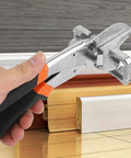 Heavy Duty Pro Grade Beefy Reinforced Adjustable Angle Cutter Shear With Quenched Blade And Lock Buckle Steel Hand Tool cutting wood trim