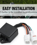 CDI Box Replacement For Yamaha Bear Tracker 250 YFM250X 1999 2000 And Timberwolf 250 YFB250FW YFB250 1994 2000 shown with plug connectors