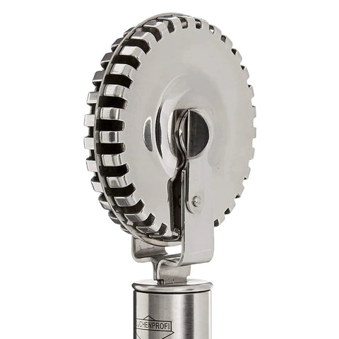 Ravioli Cutter and Pastry Wheel for Fresh Pasta and Dough That Seals Crimps and Cuts Perfectly With 18 10 Stainless Steel Build