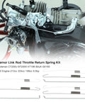 Throttle Return Spring Kit For Predator 212cc And Coleman Mini Bikes Go Karts Governor Rod And Cable Linkage For GX160 GX200 BT200X CT200U KT196 Baja MB200 Engines on installed engine and parts layout