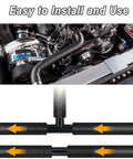 All In One Vacuum Hose Kit With Six Five Foot Hoses And 64 Connectors for automotive use shown in engine installation