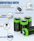 Top Shelf 3.6V Half AA LS 14250 ER14250 Lithium Batteries With Rated 1200 Mah for medical devices, cameras, and dog collars.