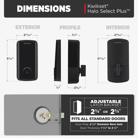 Next Gen Touchscreen Smart Lock With Built In WiFi And Matter Support Featuring NFC Tap To Unlock For iPhone And Apple Watch Remote Management Seamless Smart Home Setup For A Hella Secure Home Base