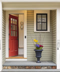 Rock Solid Outdoor Handicap Grab Bar For Steps Heavy Duty Wall Mount Handrail with smooth matte finish beside entryway steps