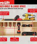 Cordless Drill Organizer With Wall Mount Storage Rack Five Hanging Slots Wooden Construction Model M004W Keeps Your Power Tools Neat Accessible And Ready To Grab In One Sturdy Space Saving Wall Solution